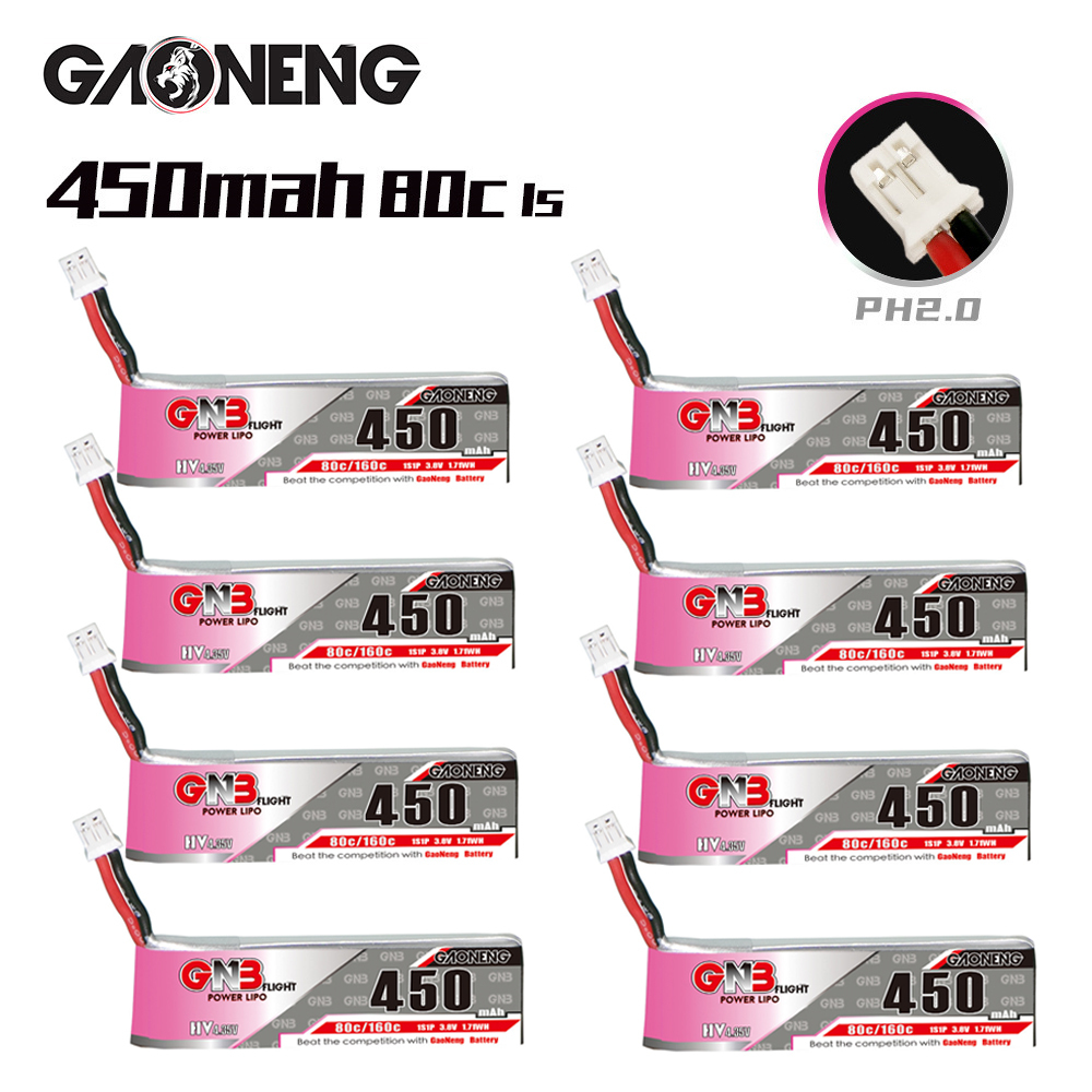 Drone Battery Lipo - GNB HV 1S 3.8V 450mAh 80C/160C