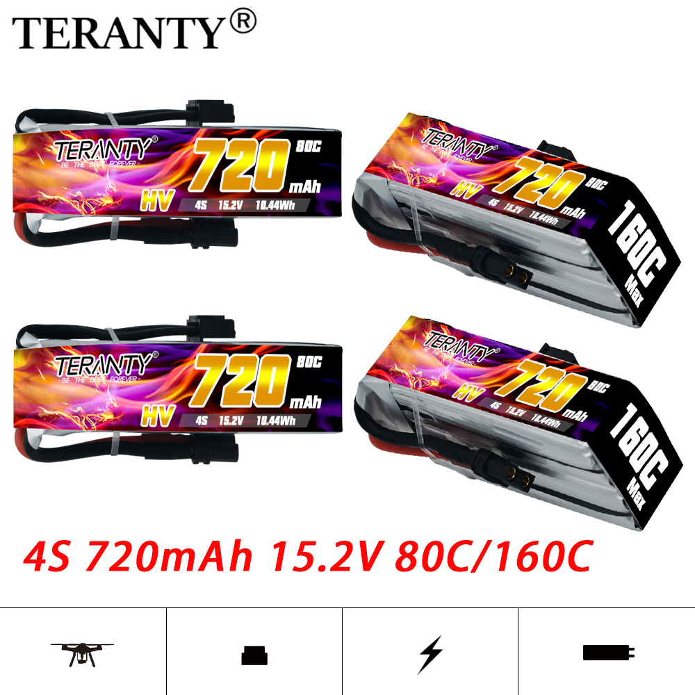 Drone Battery 4S - TERANTY 720mAh 4S 15.2V HV Lipo