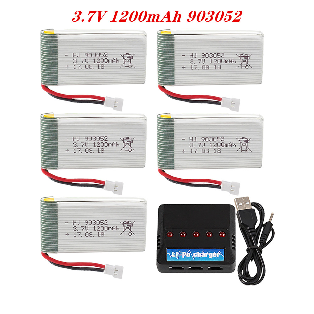 3.7V 1200mah 903052 Lipo Batte – Drone Battery Balance Charger recenzja i cena