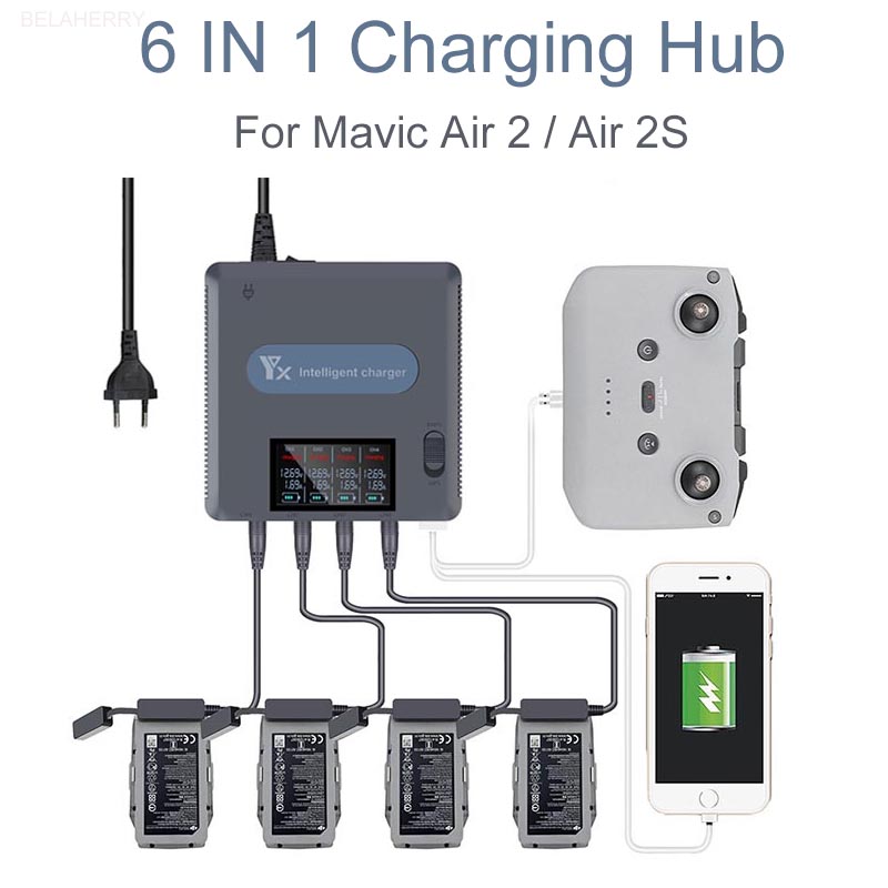 6 in 1 Digital display Battery – Drone Battery Smart recenzja i cena