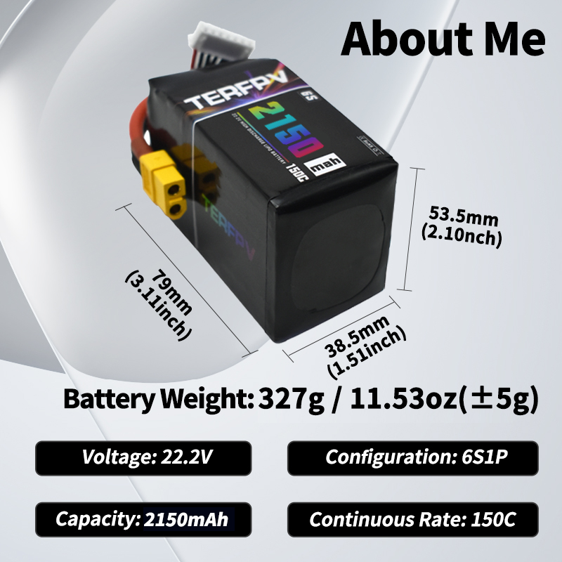 TERFPV Lipo Battery 6S 22.2V 1 – Drone Battery Lipo recenzja i cena