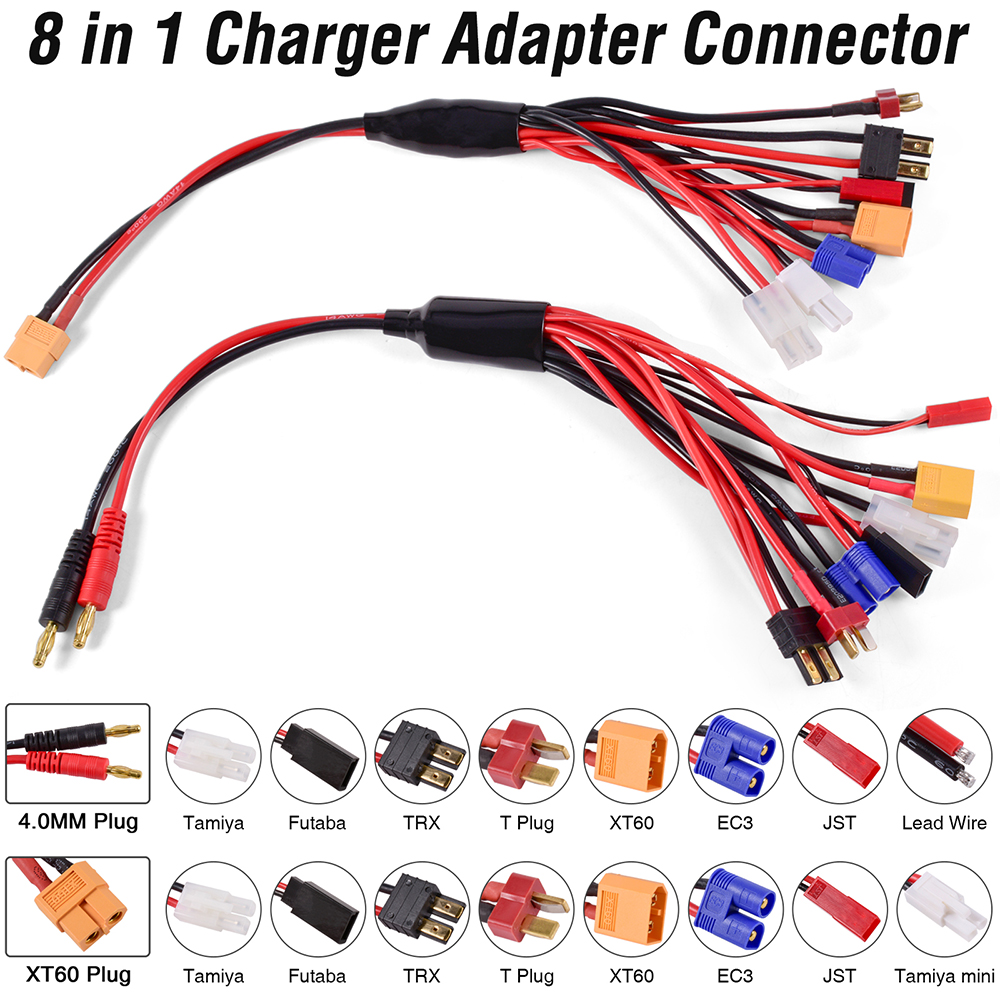 RC Charger Adapter Connector 8 – Drone Battery Voltage Checker recenzja i cena