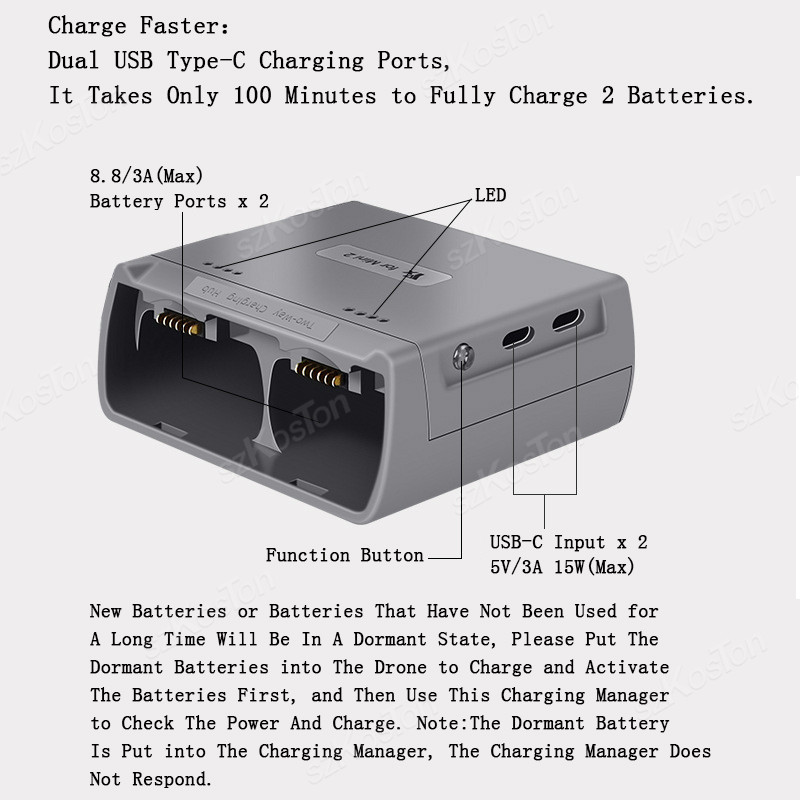 For DJI Mini 4K/MINI 2/Mini 2  – Drone Battery Smart recenzja i cena