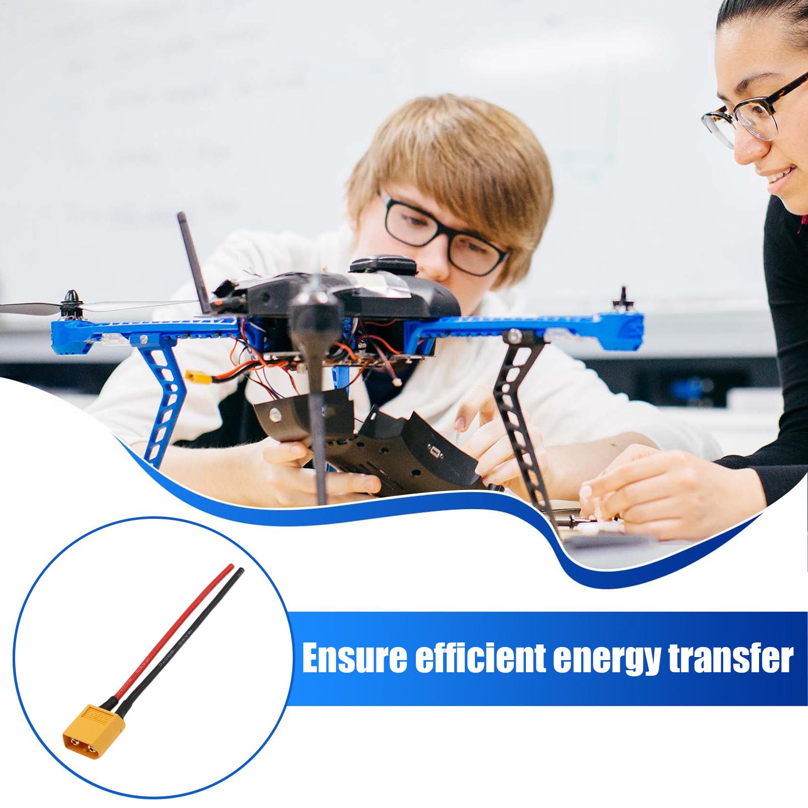XT60 Male/Female Extension Cab – Drone Battery Connector recenzja i cena