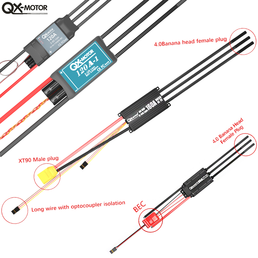 QX-MOTOR Brushless ESC series  – Drone Battery Plate recenzja i cena