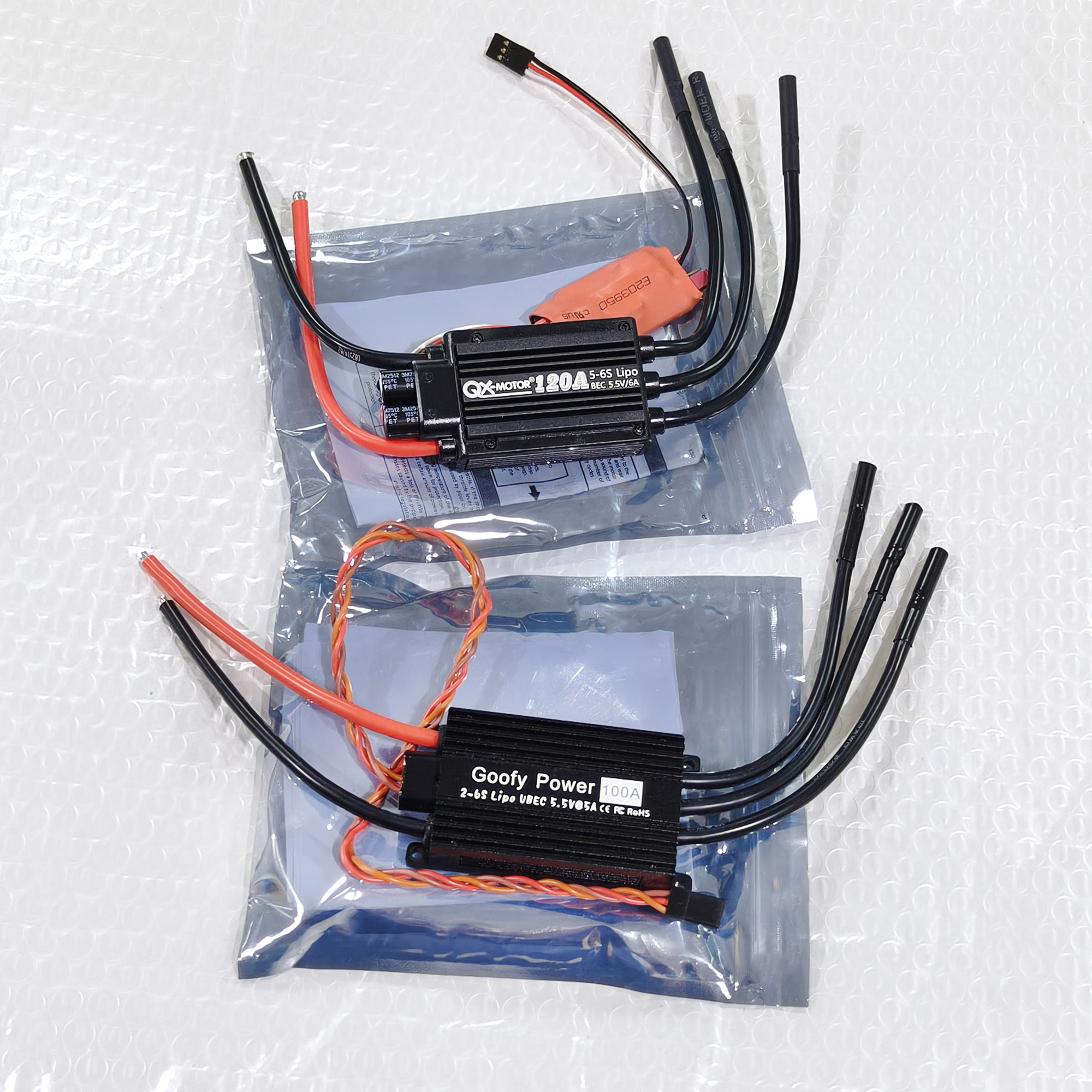 QX-MOTOR Brushless ESC series  – Drone Battery Plate recenzja i cena