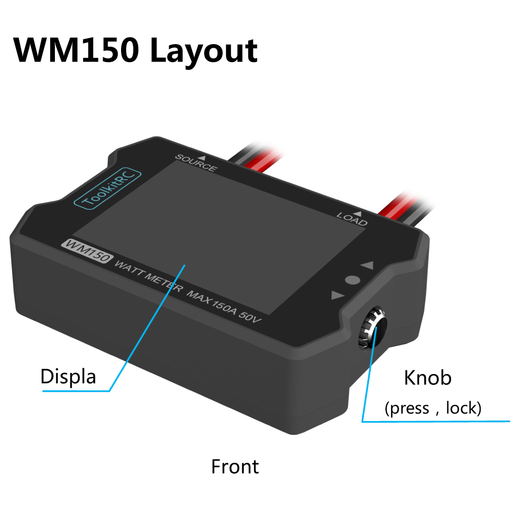 ToolkitRC WM150 150A 50V Watt  – Drone Battery Voltage Checker recenzja i cena