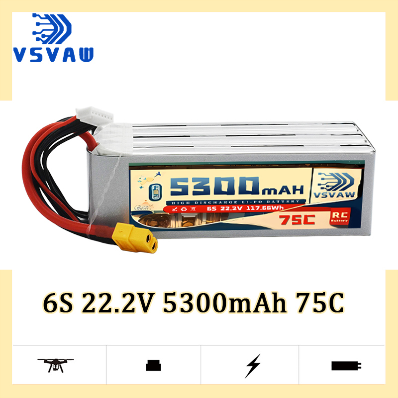 VSVAW 6S 5300mAh Lipo Battery  – Drone Battery Connector recenzja i cena