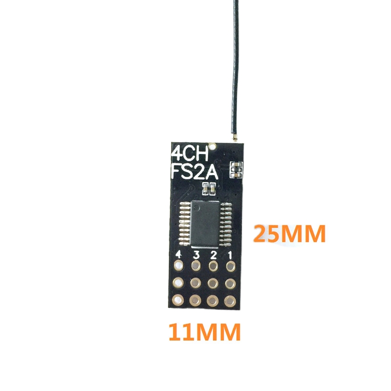 Flysky FS2A Mini Receiver 4CH  – Drone Battery Lipo recenzja i cena