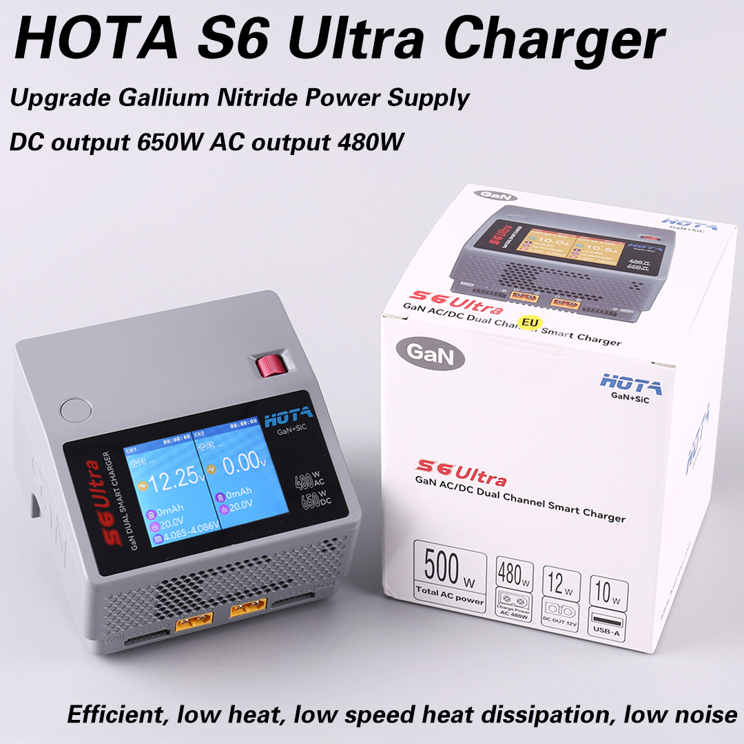 HOTA S6 Ultra Gallium Nitride  – Drone Battery Charger recenzja i cena