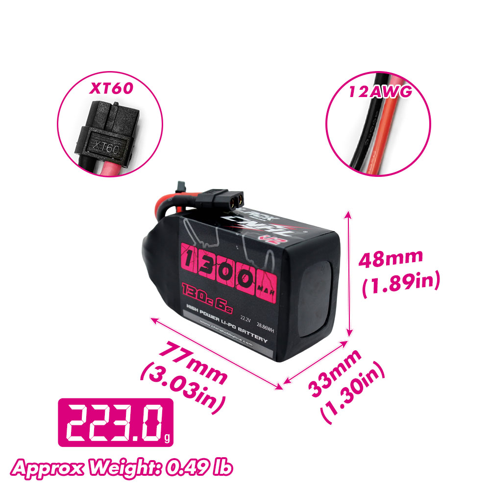 2PCS CNHL 6S 22.2V Lipo Batter – Drone Battery 4S recenzja i cena