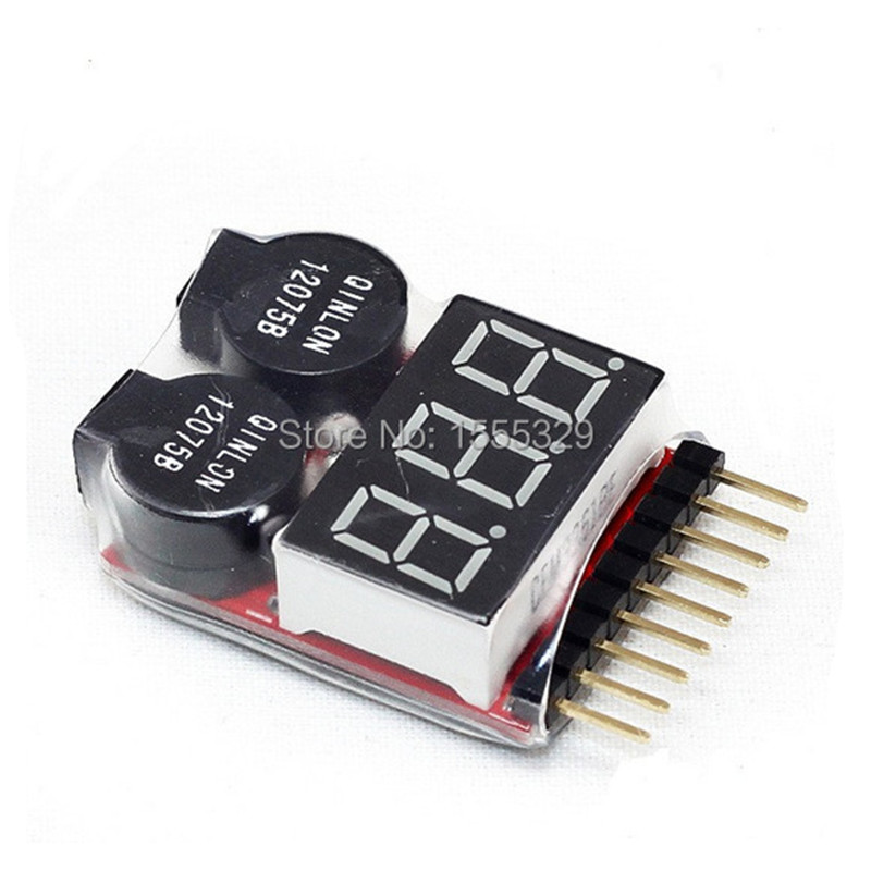 2Pcs 1S-8S LiPo Battery Voltag – Drone Battery Voltage Checker recenzja i cena