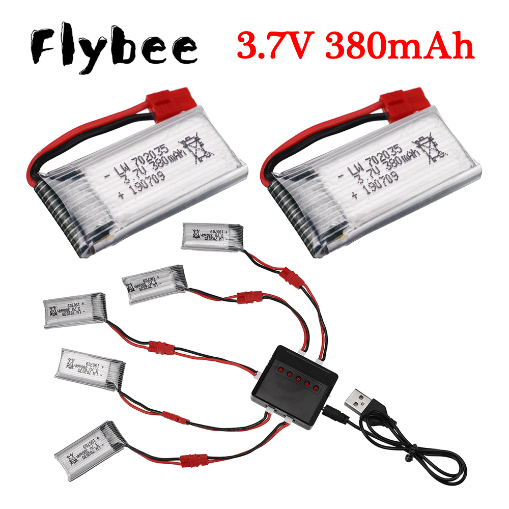 3.7V 380mAh Lipo Battery With  – Drone Battery Charger recenzja i cena