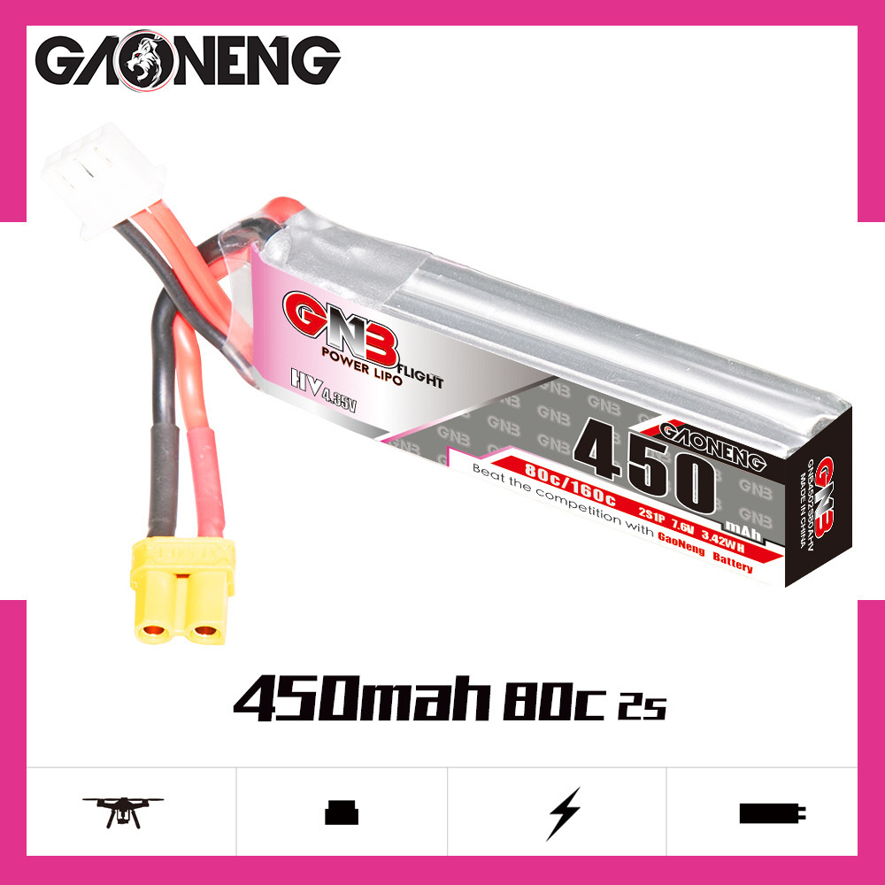 GNB LiPo Battery HV 2S 7.6V 45 – Drone Battery Lipo recenzja i cena