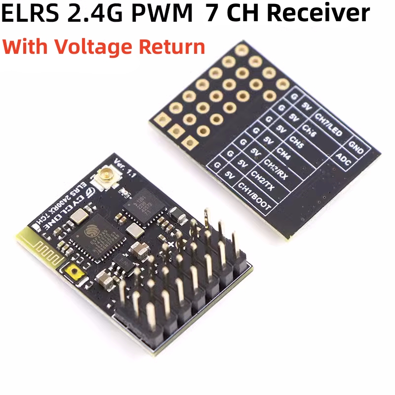 ELRS 2.4G PWM 7CH 6CH CRSF Rec – Drone Battery Plate recenzja i cena