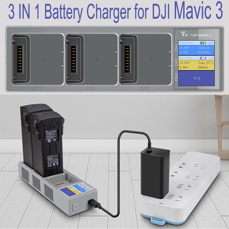 3 IN 1 Battery Charger for DJI – Drone Battery Parallel Board recenzja i cena