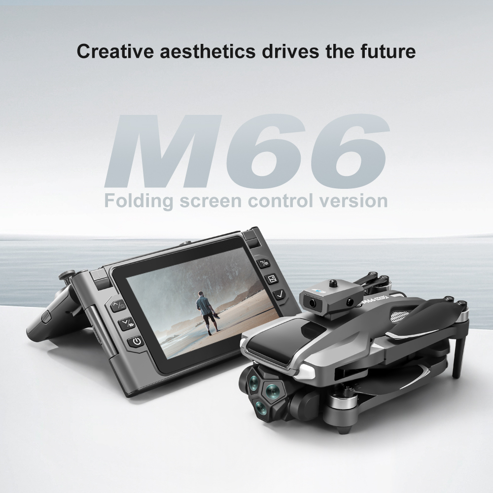 Foldable M66 RC Drone with 4.5 – Drone Battery Case recenzja i cena