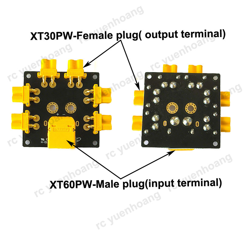 1PCS XT30PW-Female Power Distr – Drone Battery Parallel Board recenzja i cena