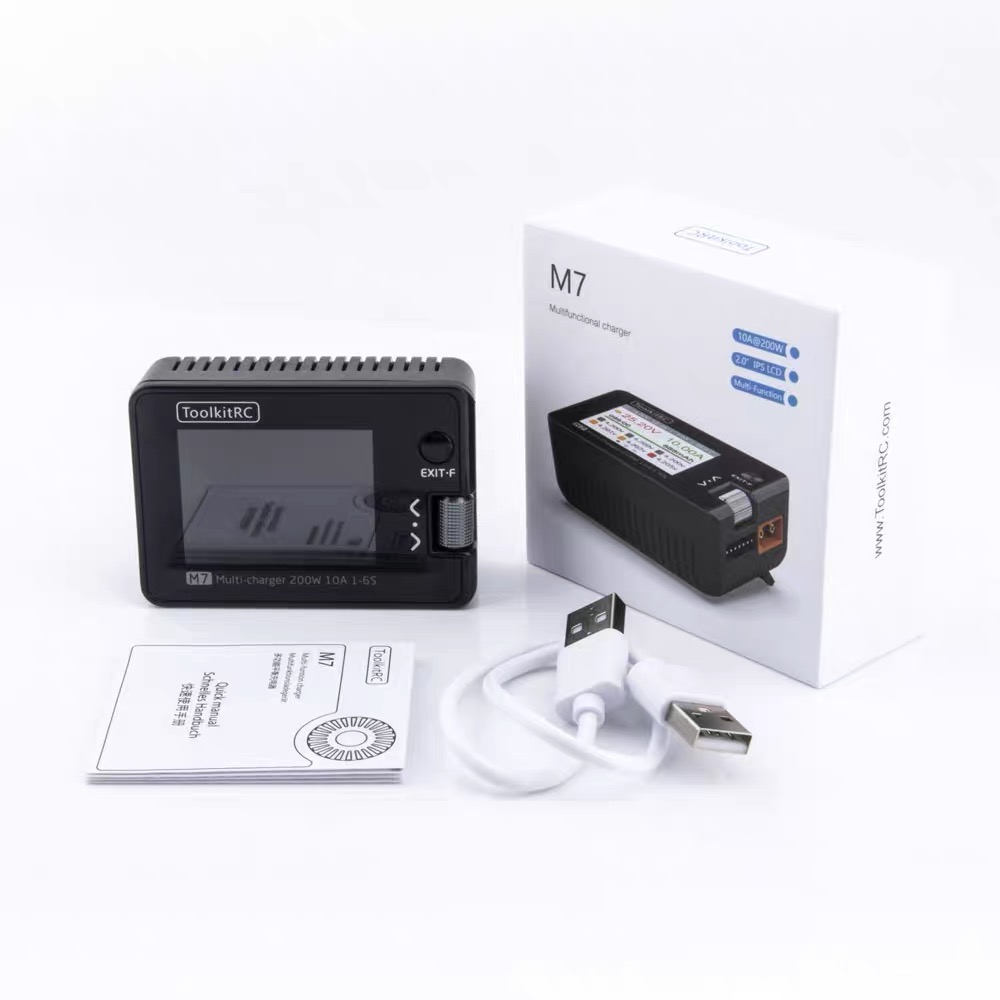 For ToolkitRC M7 200W 10A DC C – Drone Battery Voltage Checker recenzja i cena