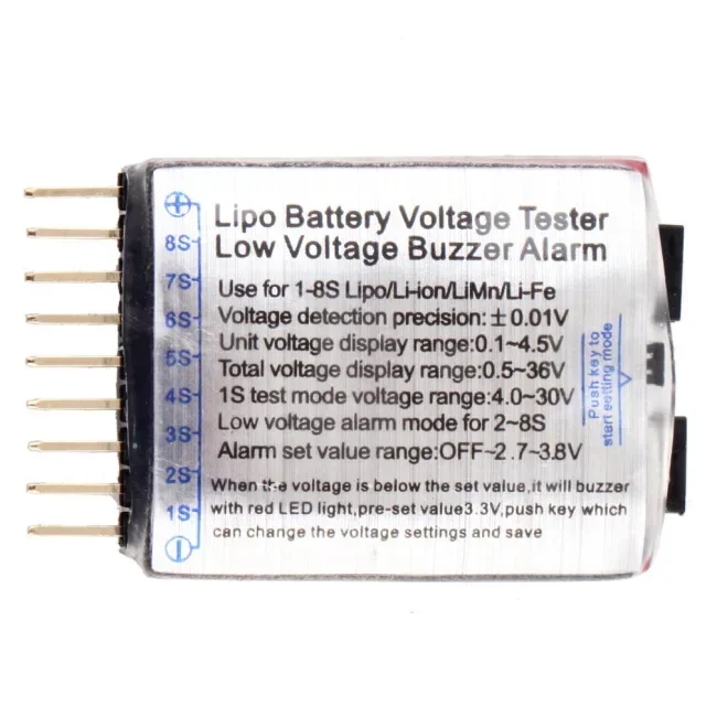 1/2/5PCS RC Voltage Display Ba – Drone Battery Alarm recenzja i cena